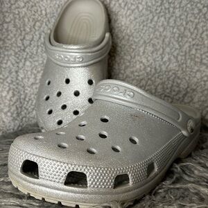 Crocs Unisex Glitter Slip On Clog M7/W9